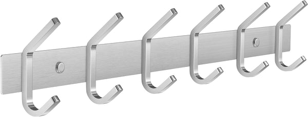 SAYONEYES Coat Rack Wall Mount with Double Hooks for Hanging