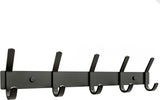 SAYONEYES Coat Rack Wall Mount with Double Hooks for Hanging – SUS304 Stainless Steel Rustic Wall Coat Rack – Hat Rack, Hanger, Clothes, Jacket Hooks Wall Mount