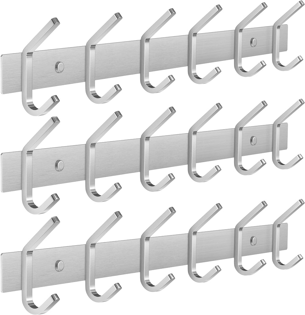 SAYONEYES Coat Rack Wall Mount with Double Hooks for Hanging – SUS304 –  SayOneYes Officials